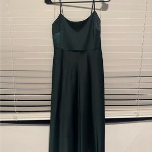 BHLDN Forest Green Gown/Bridesmaid Dress
